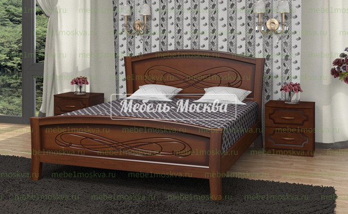Кровать Сельта из массива дерева