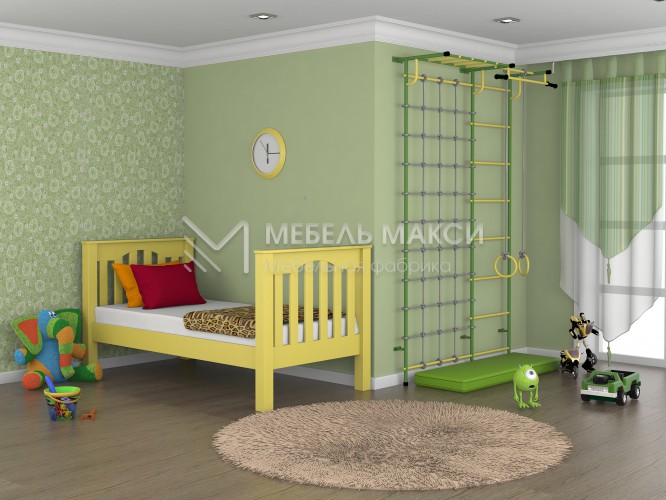 Кровать детская Форт № 2 из массива дерева