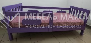 Кровать детская Сатурн из массива дерева