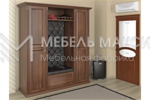 Прихожая из массива - ПР 001 модель№2 Ш-200см,В-240см,Г-50см