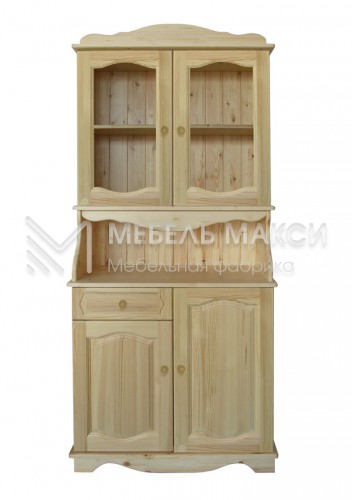 Буфет из массива дерева - 004 Ш-90см,В-190см,Г-50/30см