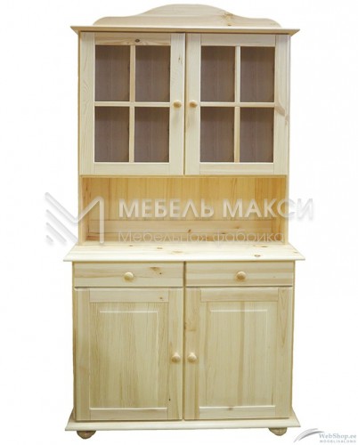 Буфет из массива дерева - 098 Ш-100см,В-190см,Г-30/50см