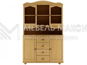 Буфет из массива дерева - 025 Ш-130см,В-190см,Г-50см