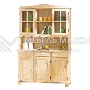 Буфет из массива дерева - 010 Ш-135см,В-200см,Г-35/50см