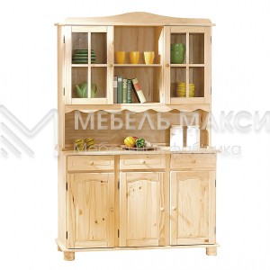 Буфет из массива дерева - 010 Ш-135см,В-200см,Г-35/50см