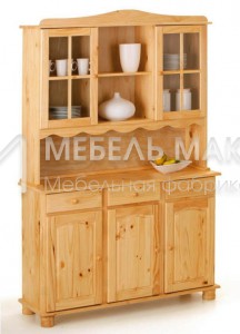 Буфет из массива дерева - 010 Ш-135см,В-200см,Г-35/50см