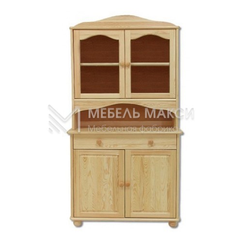 Буфет из массива дерева - 023 Ш-90см,В-190см,Г-50см