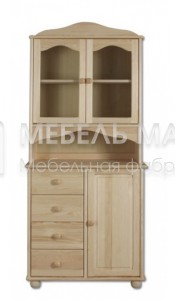 Буфет из массива дерева - 031 Ш-90см,В-190см,Г-50см