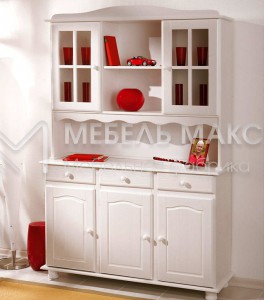 Буфет из массива дерева Юта Ш-120см,В-210см,Г-35/50см