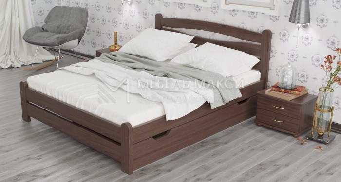 Кровать Абриколь модель№2 из массива дерева