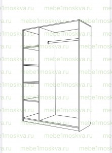 Спальный гарнитур Икея модель № 2 из массива дерева