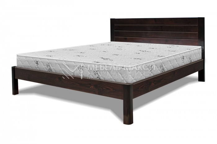 Кровать Лирос из массива дерева