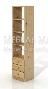 Стеллаж Витязь модель№1 из массива Ш-60см,В-200см,Г-40см