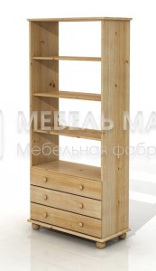 Стеллаж Витязь модель№3 из массива Ш-80см,В-190см,Г-40см