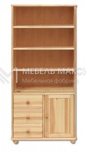Книжный шкаф Витязь модель№6 из массива Ш-80см,В-190см,Г-40см