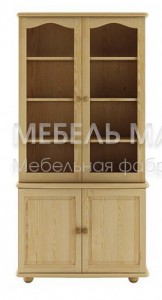 Книжный шкаф Витязь модель№8 из массива Ш-90см,В-190см,Г-30/40см