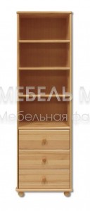 Книжный шкаф Витязь модель№9 из массива Ш-60см,В-190см,Г-40см