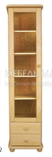 Книжный шкаф Витязь модель№12 из массива Ш-30см,В-190см,Г-30см