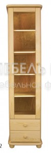 Книжный шкаф Витязь модель№12 из массива Ш-30см,В-190см,Г-30см