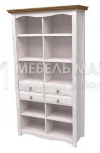 Книжный шкаф Милан модель№2 из массива Ш-100см,В-200см,Г-40см