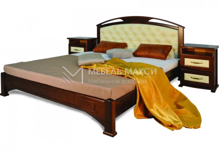 Кровать Омега модель №2 из массива дерева