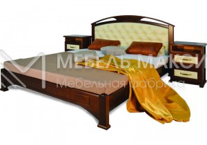 Кровать Омега модель №2 из массива дерева