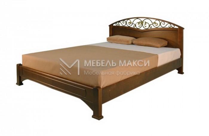 Кровать Омега модель №3 из массива дерева