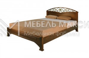 Кровать Омега модель №3 из массива дерева