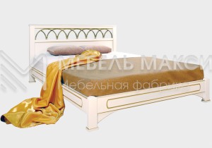 Кровать Омега модель №9 из массива дерева