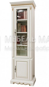 Книжный шкаф Милано - 004 из массива Ш-70см,В-220см,Г-45см