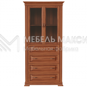Шкаф Витрина Верди - 138 из массива Ш-90см,В-190см,Г-40см