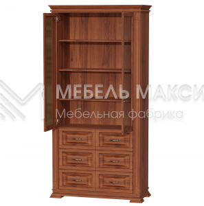Шкаф Витрина Верди - 126 из массива Ш-100см,В-200см,Г-45см