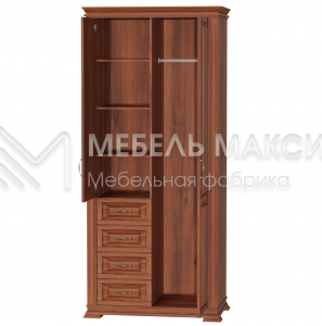 Шкаф Верди - 122 из массива Ш-100см,В-220см,Г-60см