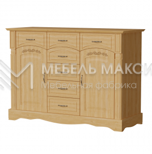 Комод Паола - 424 из массива Ш-125см,В-90см,Г-45см