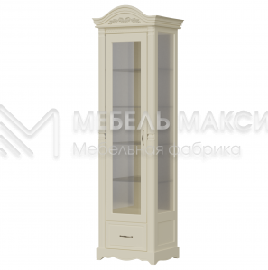Шкаф Сервант Паола со стеклом из массива Ш-60см,В-220см,Г-45см