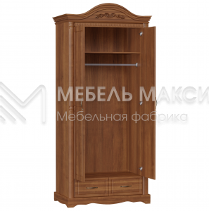 Шкаф Паола - 122-1 из массива Ш-100см,В-220см,Г-60см