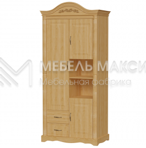 Шкаф Паола - 246-1 из массива Ш-100см,В-220см,Г-60см