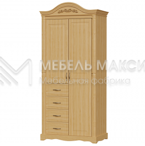 Шкаф Паола - 109-1 из массива Ш-100см,В-220см,Г-60см