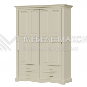 Шкаф Паола - 43-1 из массива Ш-150см,В-220см,Г-60см