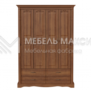 Шкаф Паола - 43-1 из массива Ш-150см,В-220см,Г-60см