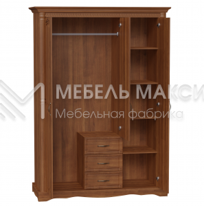 Шкаф Паола - 101-1 из массива Ш-150см,В-220см,Г-60см