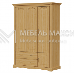Шкаф Паола - 258-1 из массива Ш-150см,В-220см,Г-60см