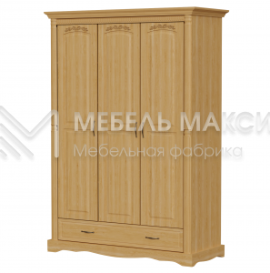 Шкаф Паола - 106-1 из массива Ш-150см,В-220см,Г-60см