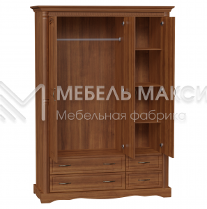 Шкаф Паола - 118-1 из массива Ш-150см,В-220см,Г-60см