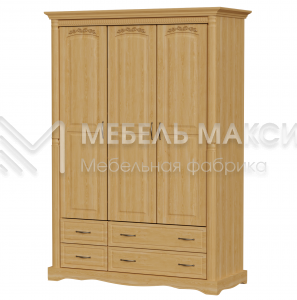 Шкаф Паола - 118-1 из массива Ш-150см,В-220см,Г-60см