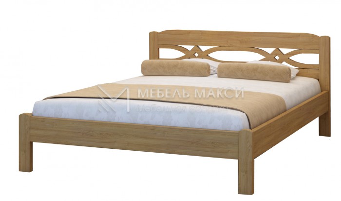 Кровать Марта из массива дерева