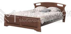 Кровать Аврора из массива дерева