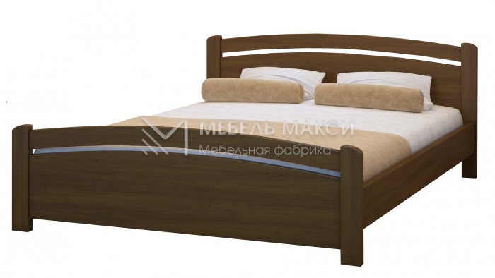 Кровать Виктория из массива дерева