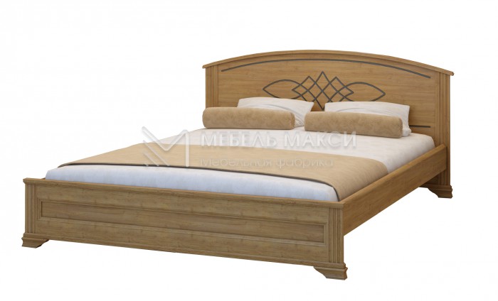 Кровать Гера-2 из массива дерева