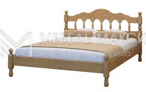 Кровать Точенка-2 из массива дерева